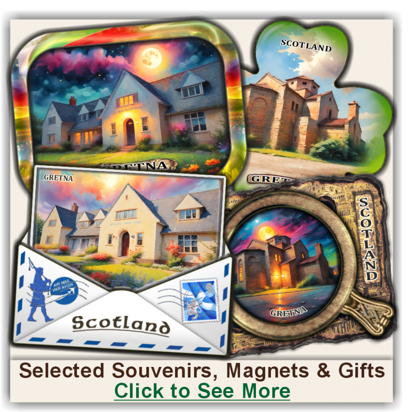 Gretna Selected Souvenirs, Magnets, Gifts