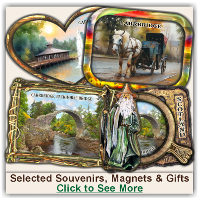 Carrbridge Selected Souvenirs, Magnets, Gifts