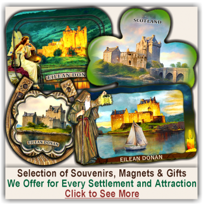 Eilean Donan Castle Selected Souvenirs & Magnets