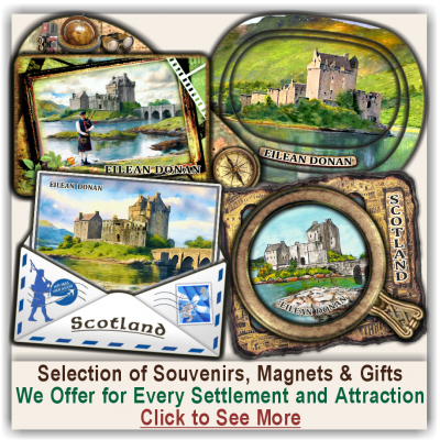 Eilean Donan Castle Selected Souvenirs & Magnets
