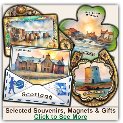 Shetland Souvenirs with AI-generated images