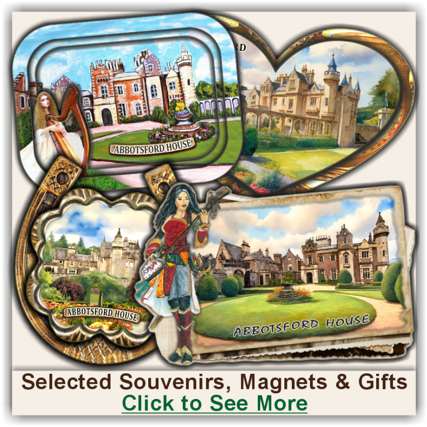 Abbotsford House Selected Souvenirs, Magnets, Gifts