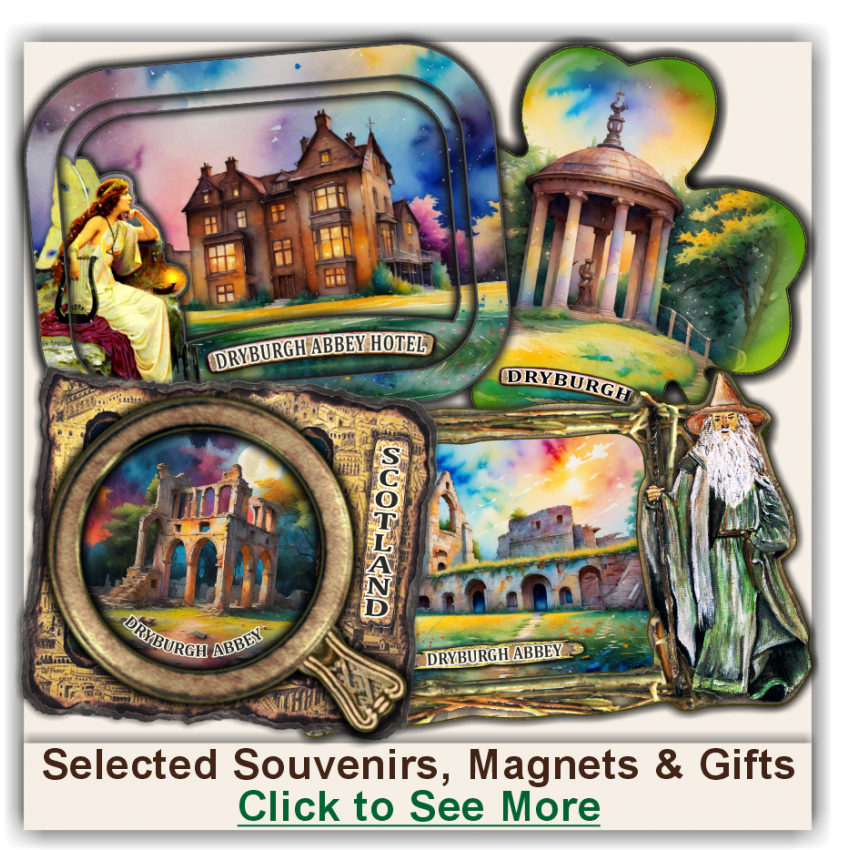 Dryburgh Selected Souvenirs, Magnets, Gifts