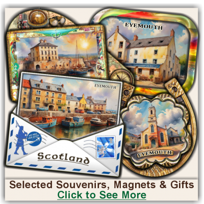 Eyemouth Souvenirs with AI-generated images