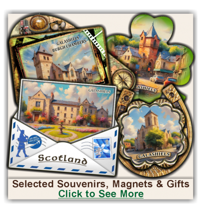 Galashiels Selected Souvenirs, Magnets, Gifts