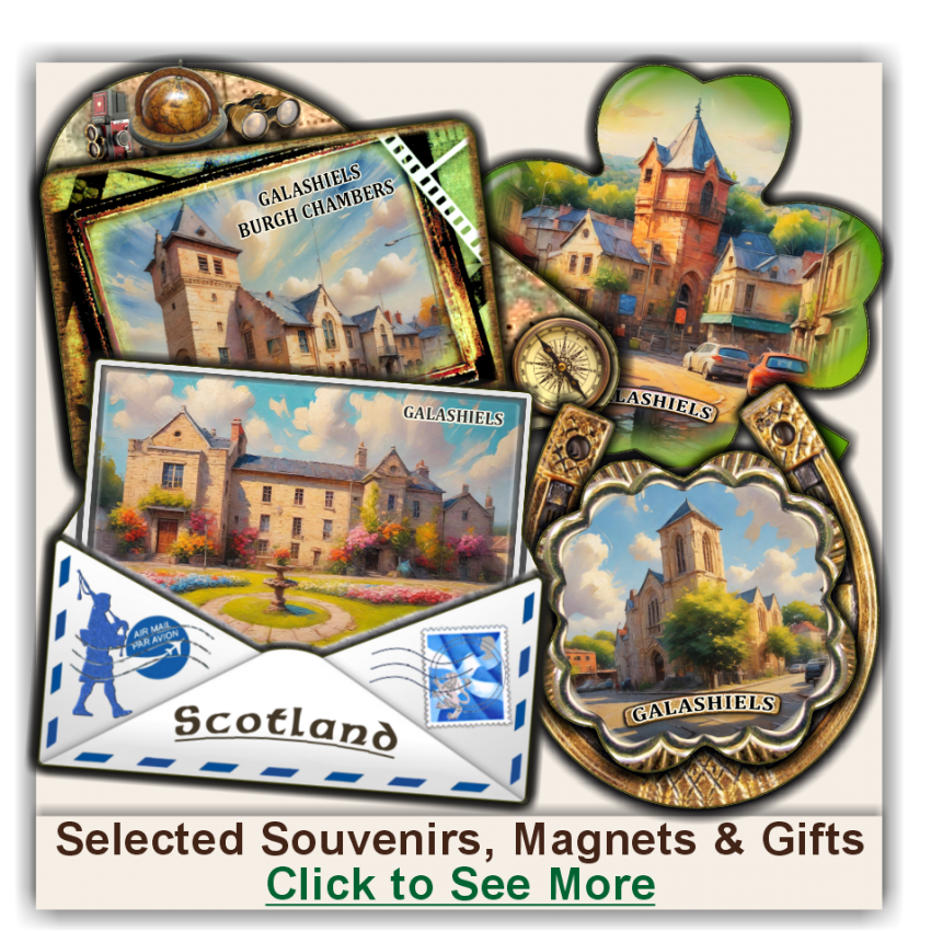 Galashiels Selected Souvenirs, Magnets, Gifts