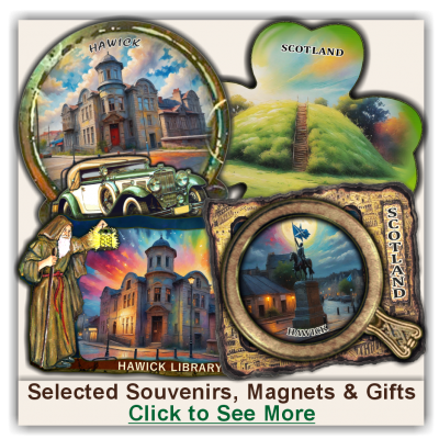 Hawick Souvenirs with AI-generated images