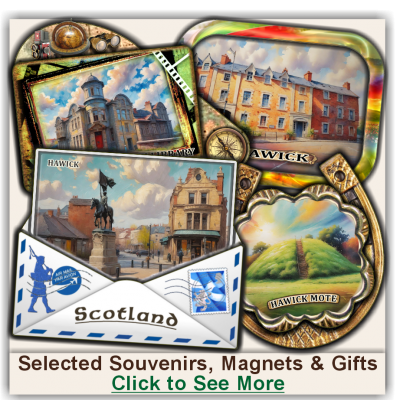 Hawick Souvenirs with AI-generated images