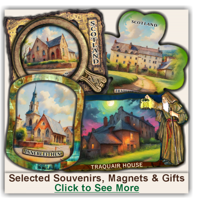 Innerleithen Souvenirs with AI-generated images