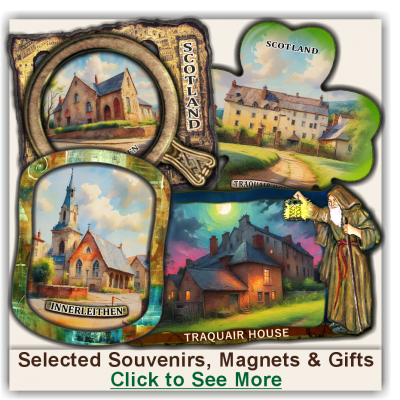 Innerleithen Souvenirs with AI-generated images