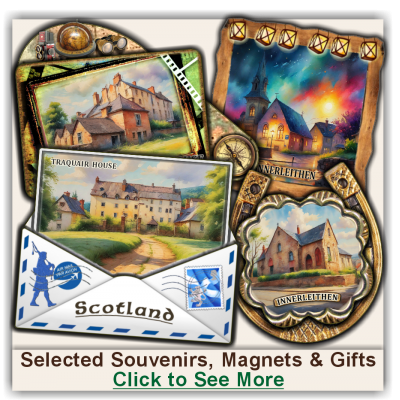 Innerleithen Souvenirs with AI-generated images