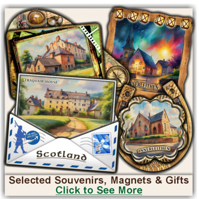 Innerleithen Souvenirs with AI-generated images