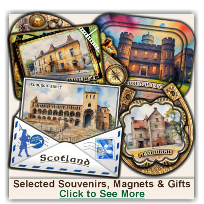 Jedburgh Souvenirs with AI-generated images