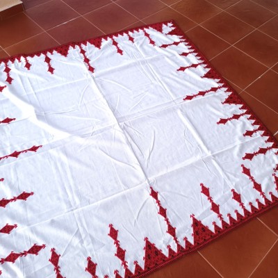 Unique Hand-Sewn Tablecloth