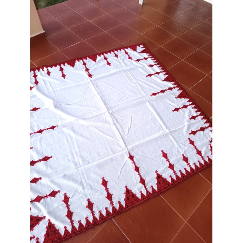 Unique Hand-Sewn Tablecloth Unique Hand-Sewn Tablecloth