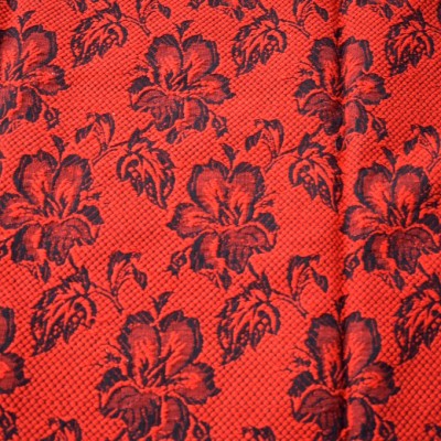 Red Wool Bedspread or Floor Covering 
