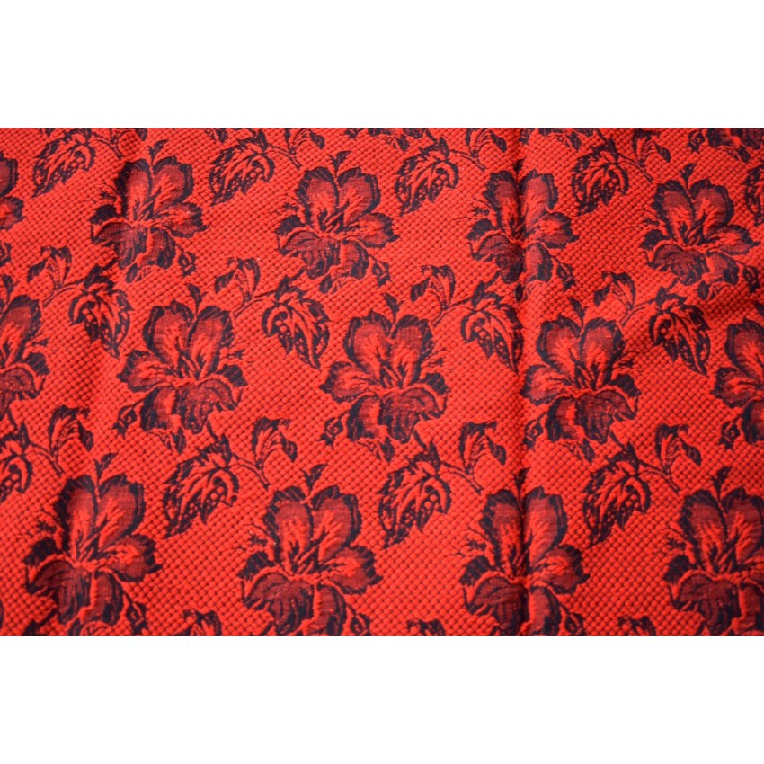 Red Wool Bedspread or Floor Covering 