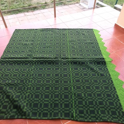 Unique Handmade Woolen Bedspread