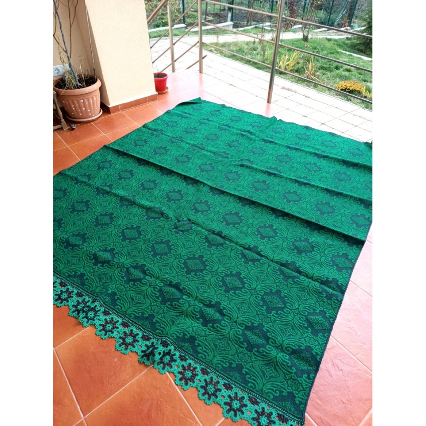 Unique Handmade Woolen Bedspread Unique Handmade Woolen Bedspread